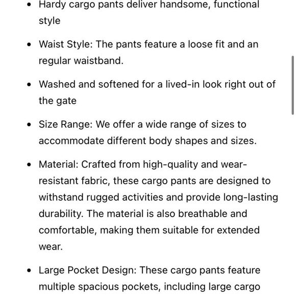 XXL Cargo Pants Manly Mens Green New Loose Pocket Wear Resistant Paratroopers - Picture 5 of 6